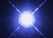 The Dog Star Siris A and its faint white dwarf companion Sirius B